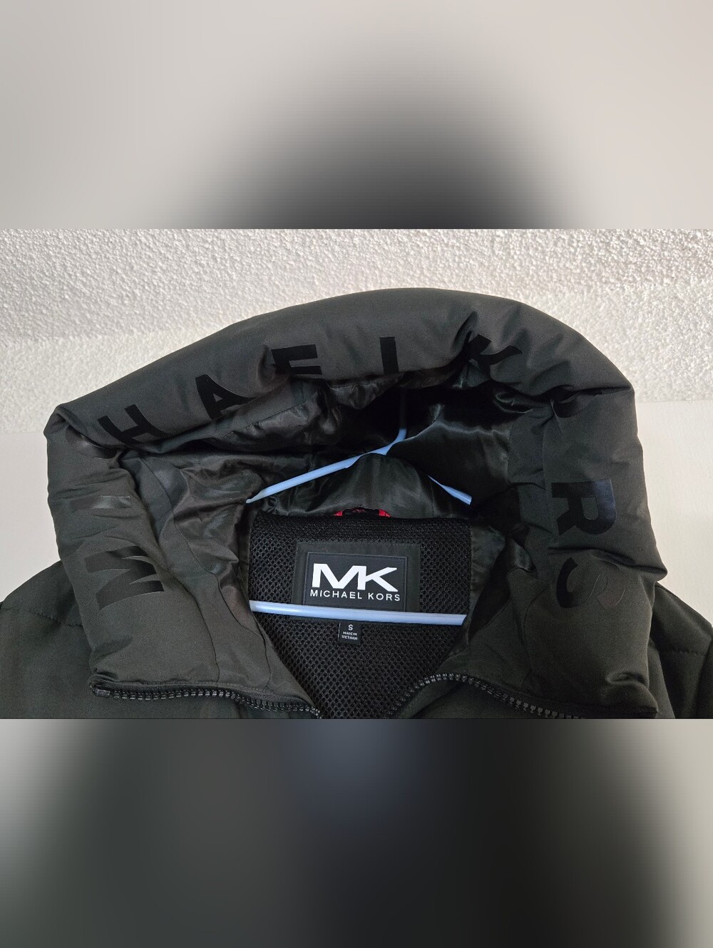Michael Kors Dark Olive Green Hooded Puffer Jacket - Picture 6 of 6